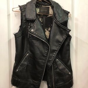 Blank NYC leather vest